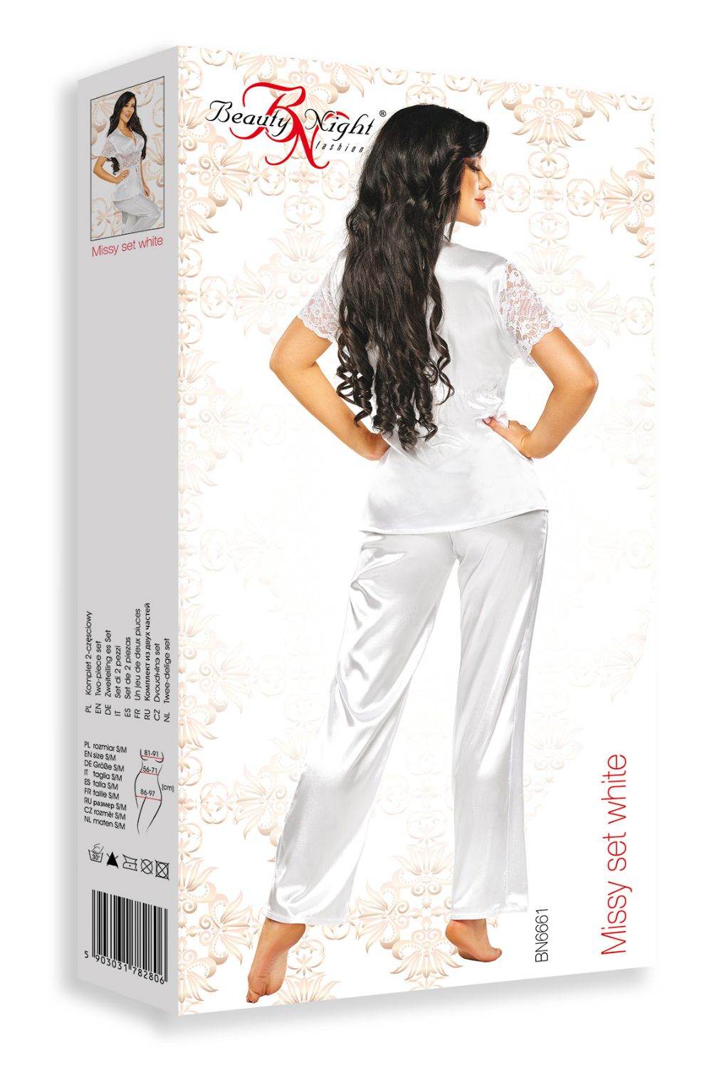 Beauty Night BN6661 Missy Set White - Maison Verde