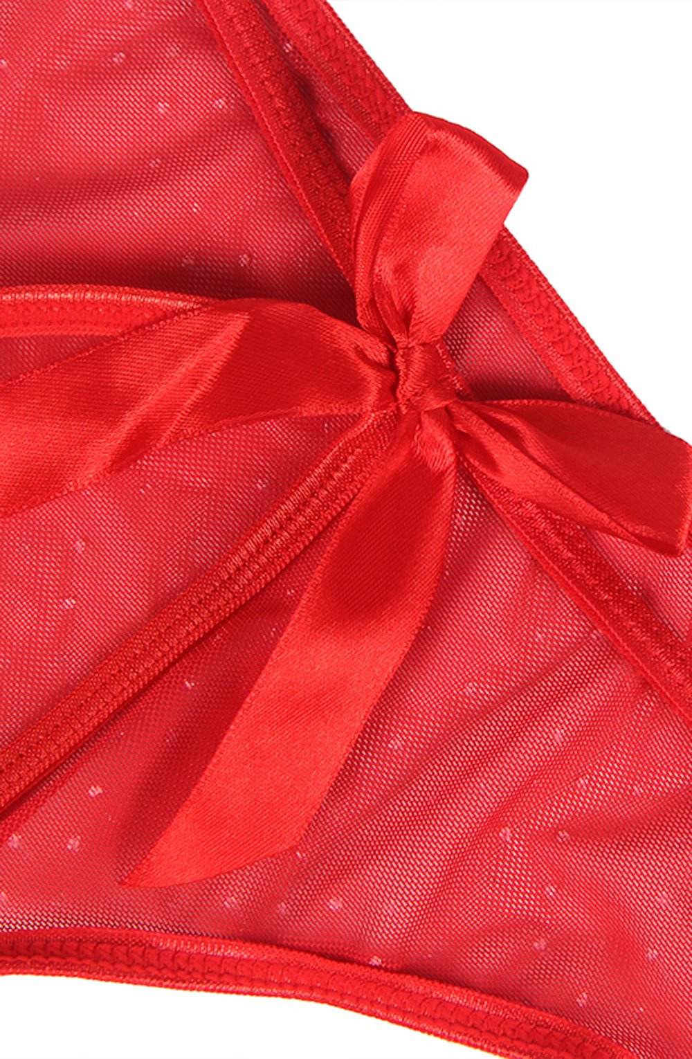 YesX YX841 Red Babydoll Set - Maison Verde