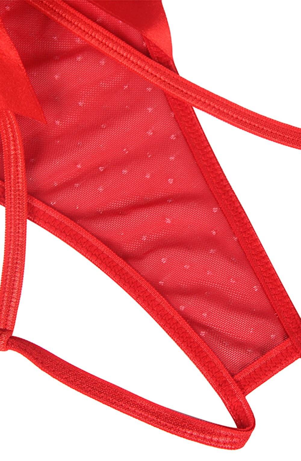 YesX YX841 Red Babydoll Set - Maison Verde