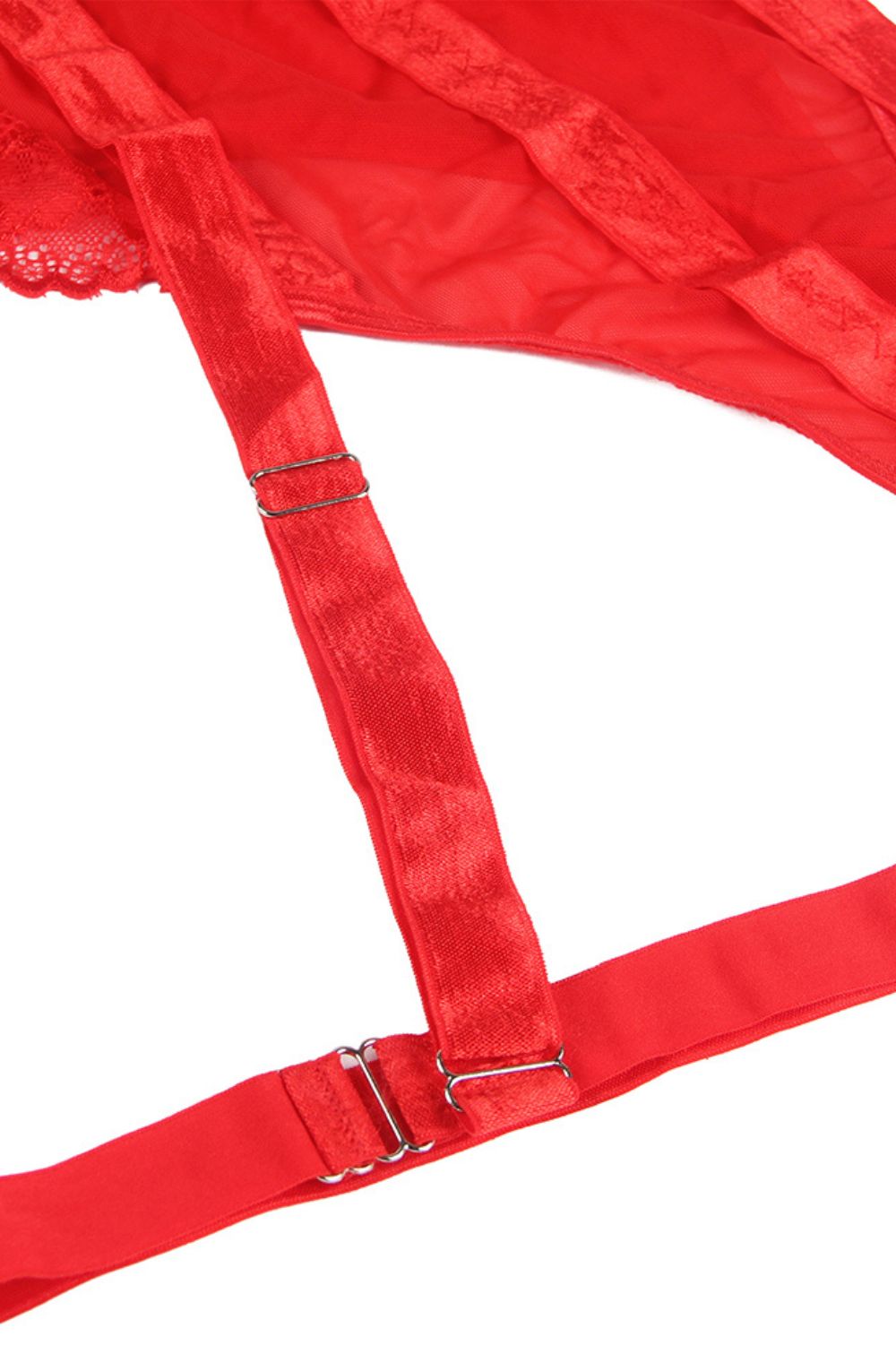 YesX YX858Q Red Bodysuit - Maison Verde