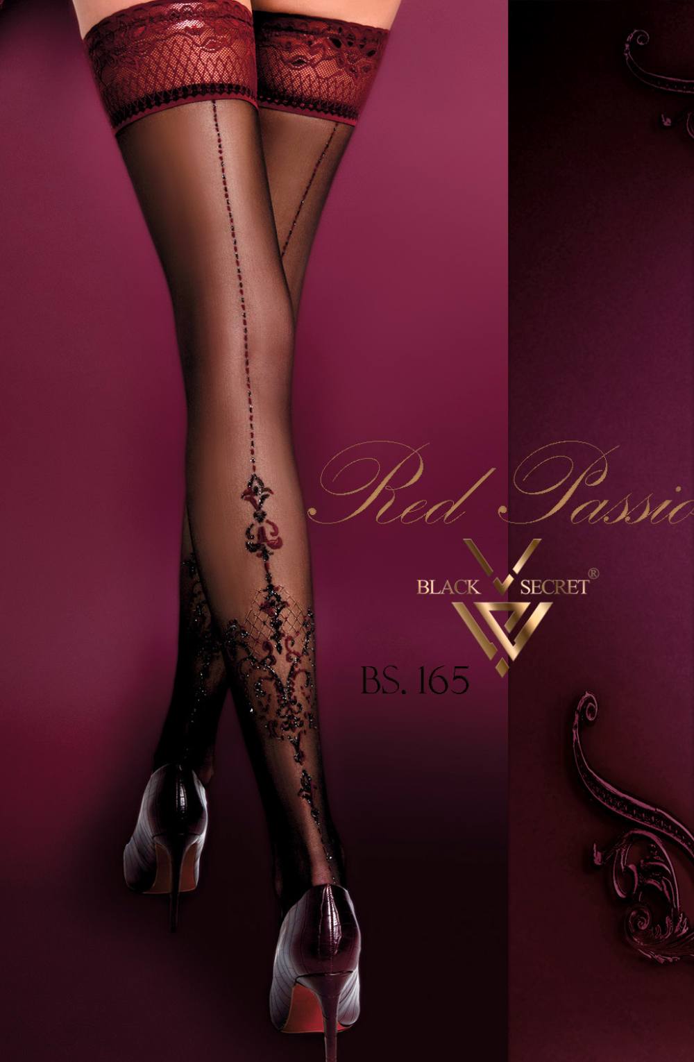 Black Secret BS165 Hold Ups Black - Maison Verde