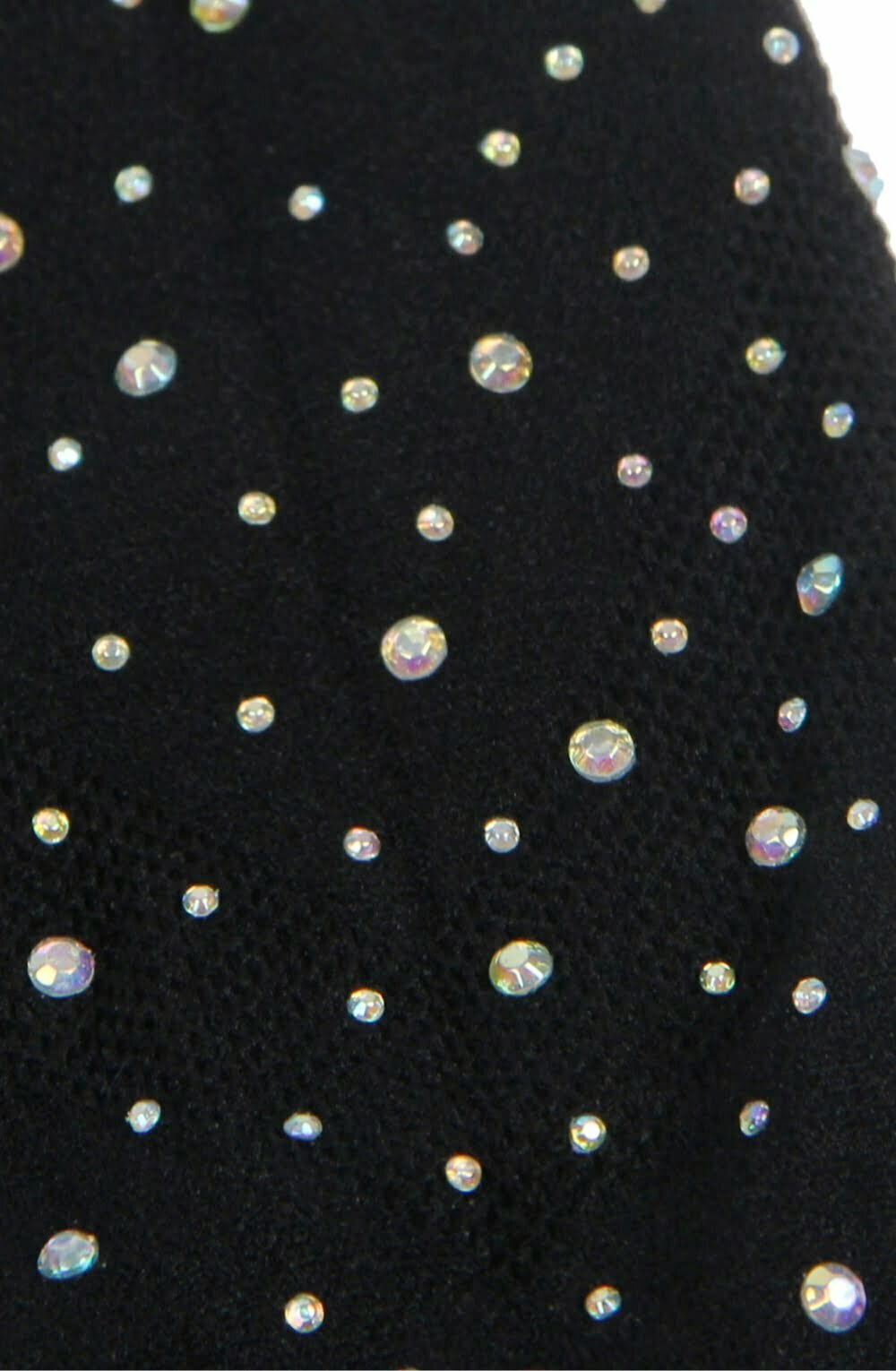 YesX YX853Q Sparkly Black Dress - Maison Verde