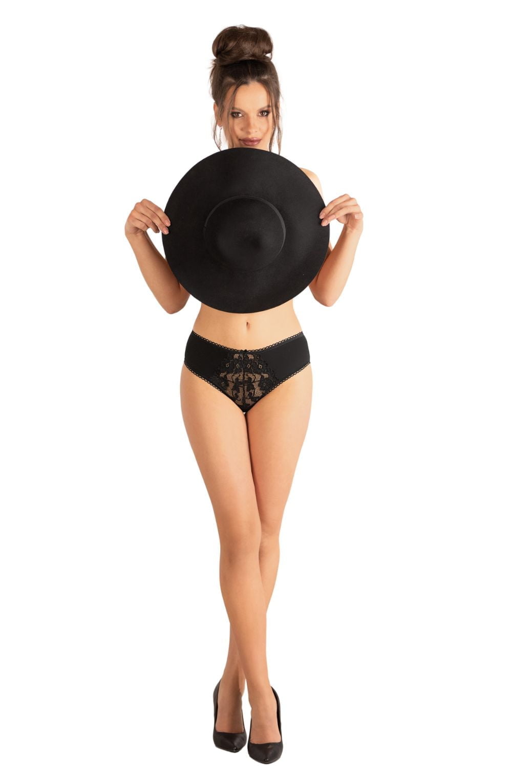 Roza Kamelia Brief Black - Maison Verde
