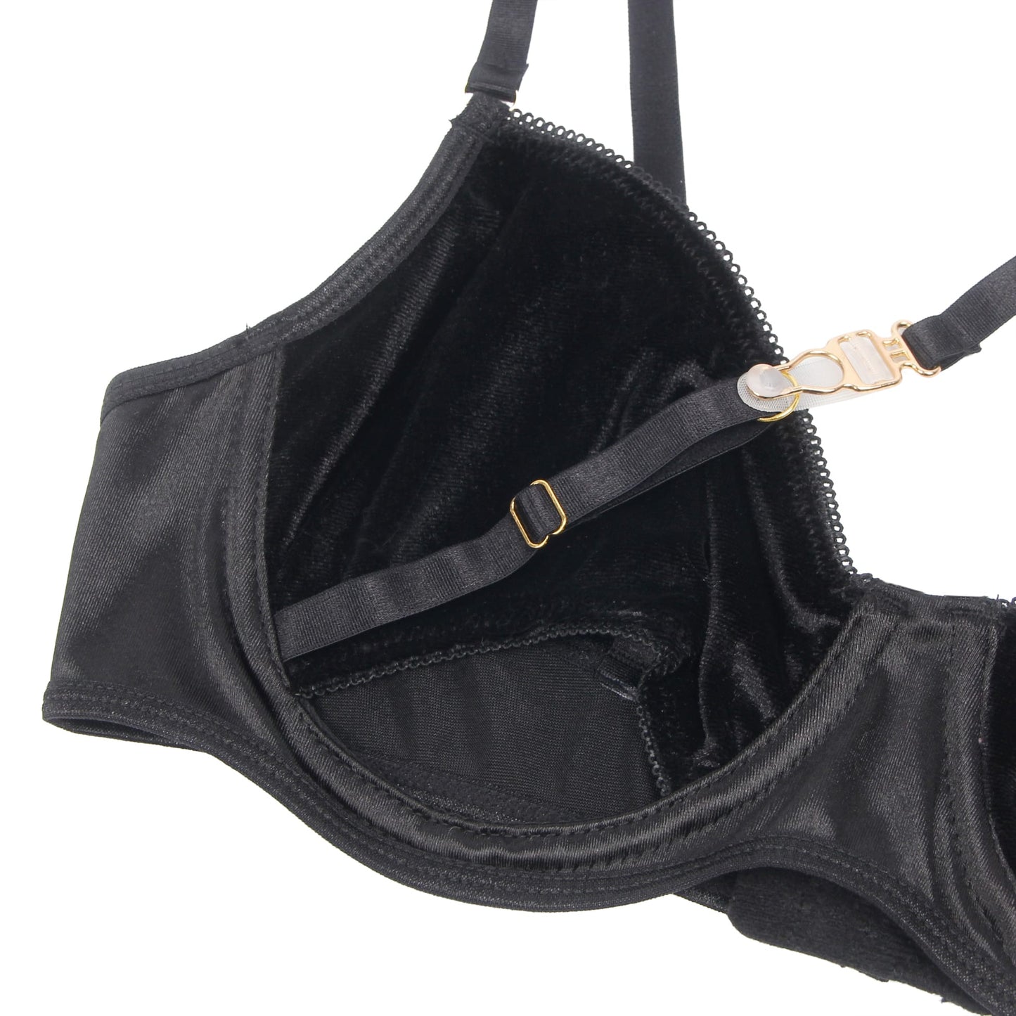 YesX YX871Q Hollow Cut Halter Bra Set - Maison Verde
